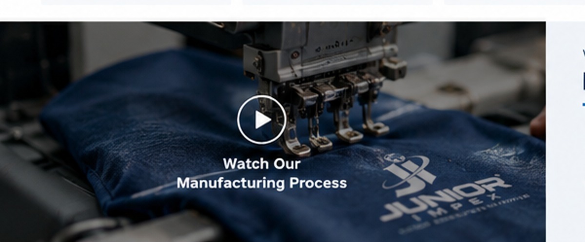 Sportswear manufacturing process illustration