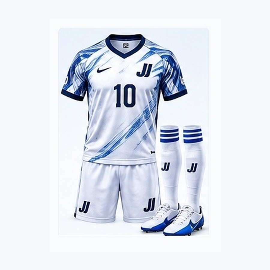 Complete custom soccer match kit
